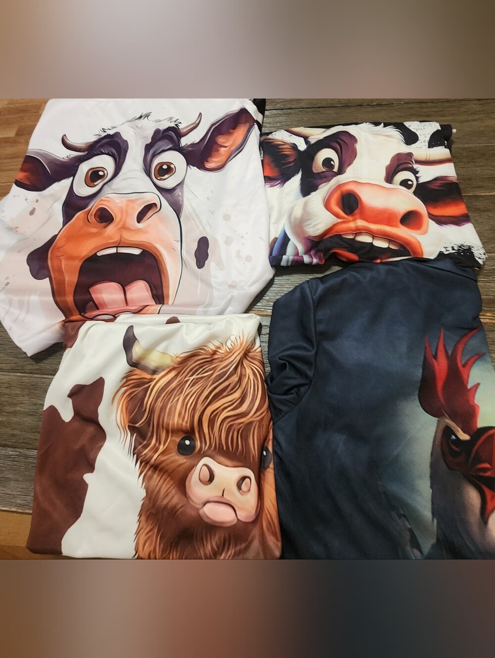 Funny Graphic T-Shirt Bundle | 4-Piece Mixed Size Lot - Picture 2 of 15